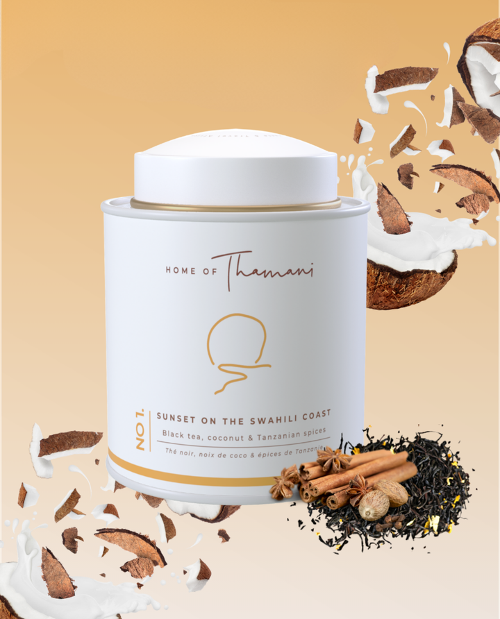 N°1. SUNSET ON THE SWAHILI COAST | Black tea, coconut & tanzanian