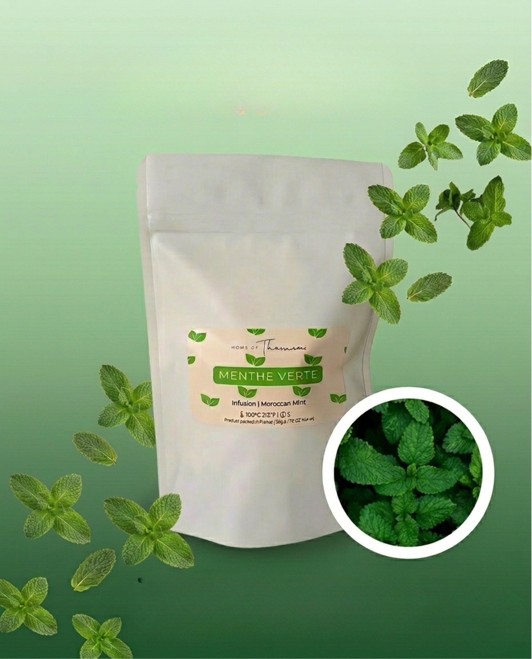 Menthe Verte Nanah | Infusion Digestive & Rafrachissante | Th  la Menthe  Marocain  Home of Thamani